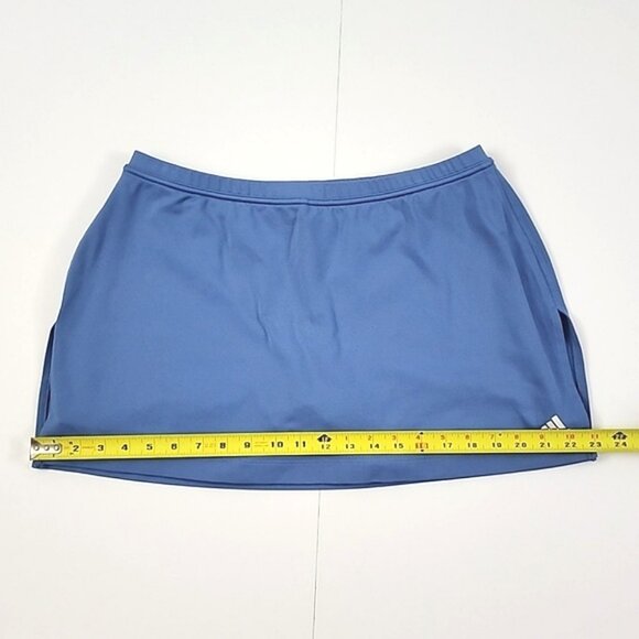Adidas Clima 365 Women's Skort Skirt Blue Stretch Tennis Running Size Large - Picture 9 of 11